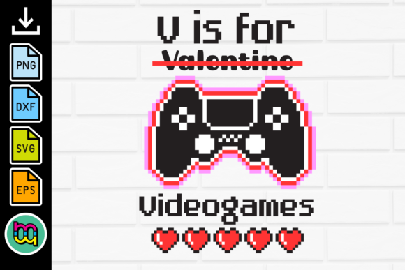 Download V is for Videogames SVG PNG DIY CRAFTING - Craft Collection