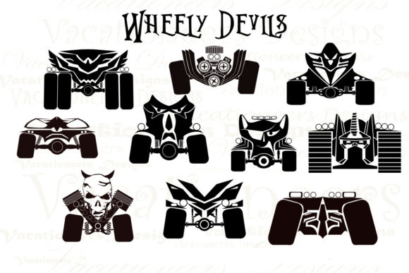 Download 10 Wheely Devil Craft Patterns VA - Craft Collection