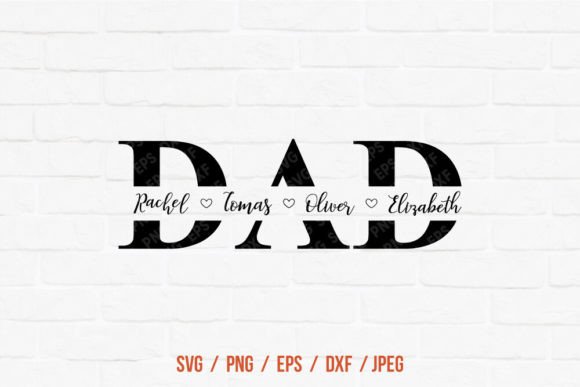 Download Dad Split Monogram Svg, Father's Day Svg - Monogram svg Collection