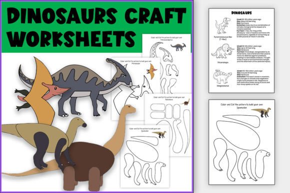 Download Dinosaur Craft Coloring Writing Journal - Craft Collection